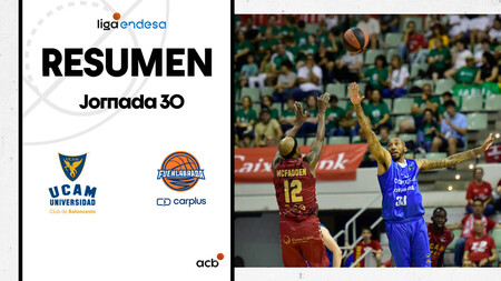 Resumen UCAM Murcia 83 - Carplus Fuenlabrada 64 (J30)