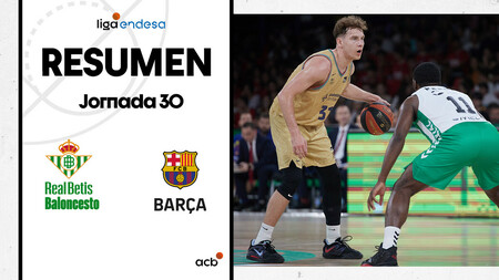 Resumen Real Betis Baloncesto 77 - Barça 85 (J30)