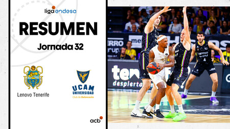 Resumen Lenovo Tenerife 109 - UCAM Murcia 111 (J32)