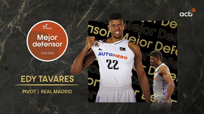 Edy Tavares recibirá este domingo su trofeo como Mejor Defensor 2022-23