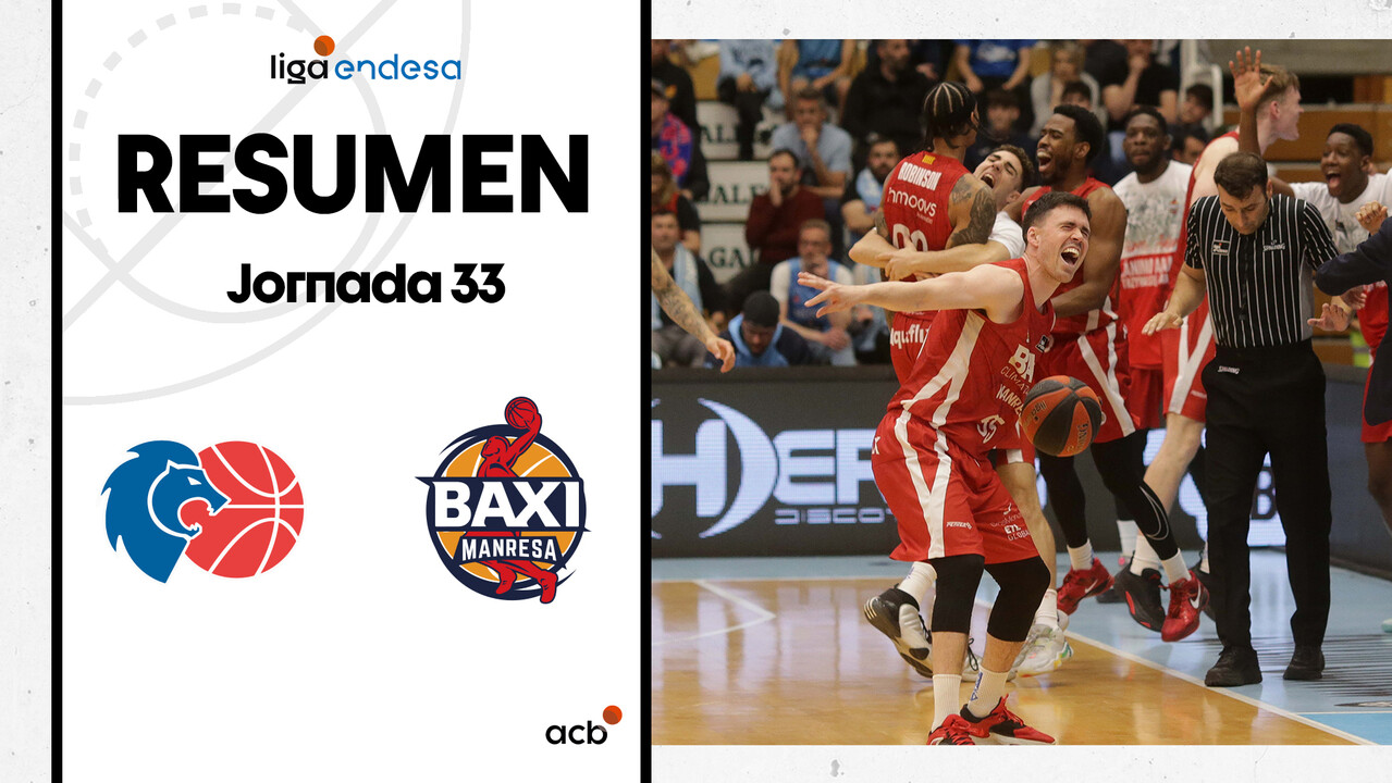 Resumen Río Breogán 81 - BAXI Manresa 82 (J33)