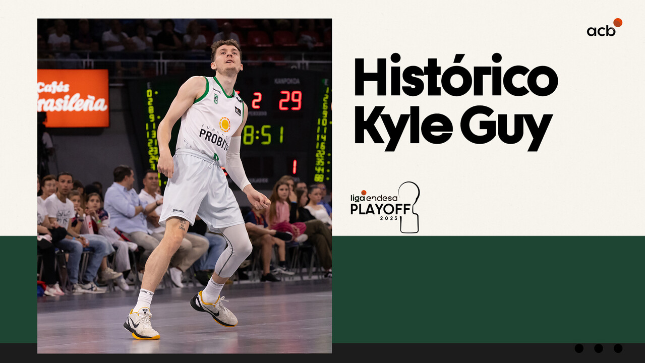 Kyle Guy hace historia con el Joventut en Playoff