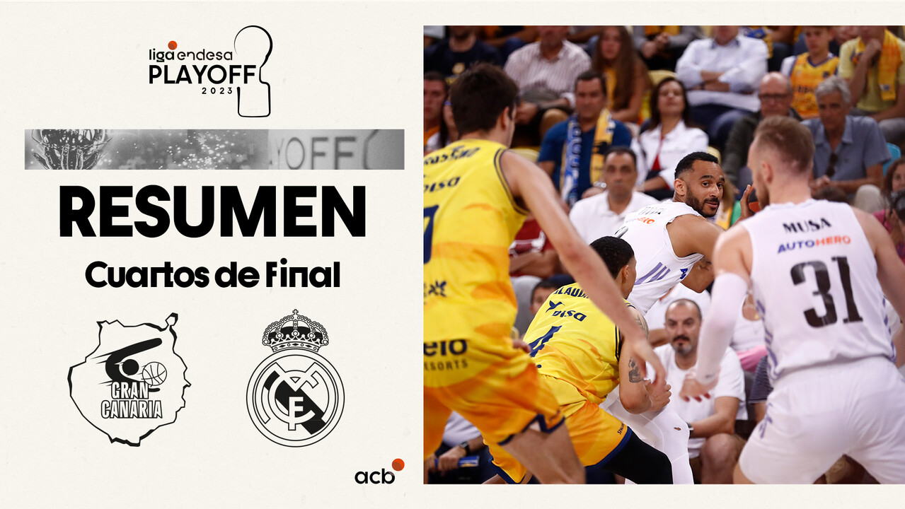 Resumen Dreamland Gran Canaria 81 - Real Madrid 89 (J36)