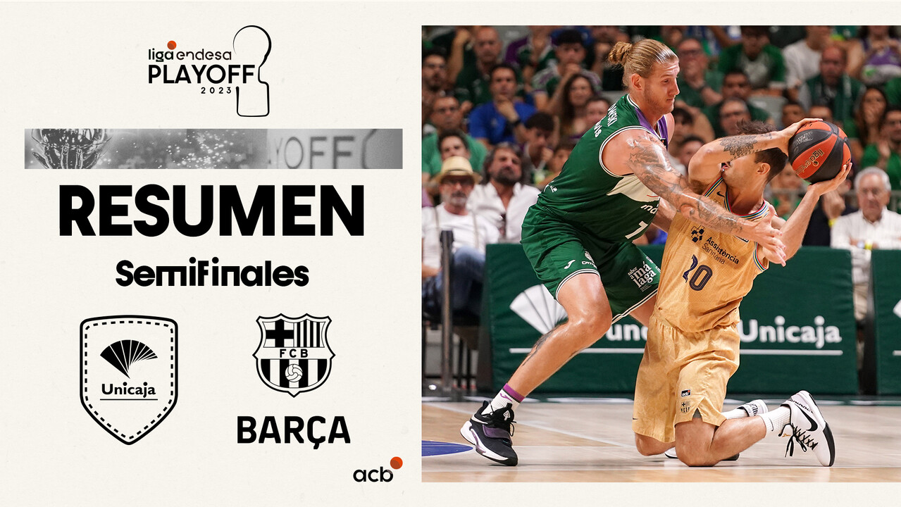 Resumen Unicaja 79 - Barça 90 (3º Semis)