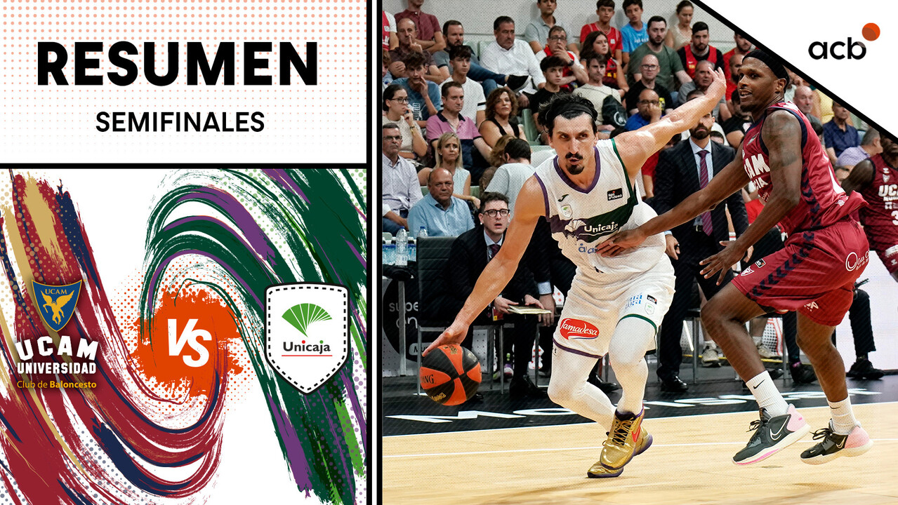 Resumen: UCAM Murcia 74 - Unicaja 79 (semifinales)