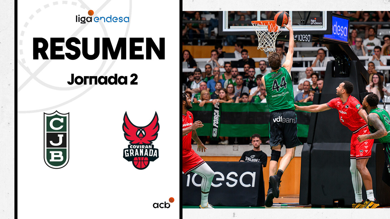 Resumen Joventut Badalona 86 - Coviran Granada 80 (J2)