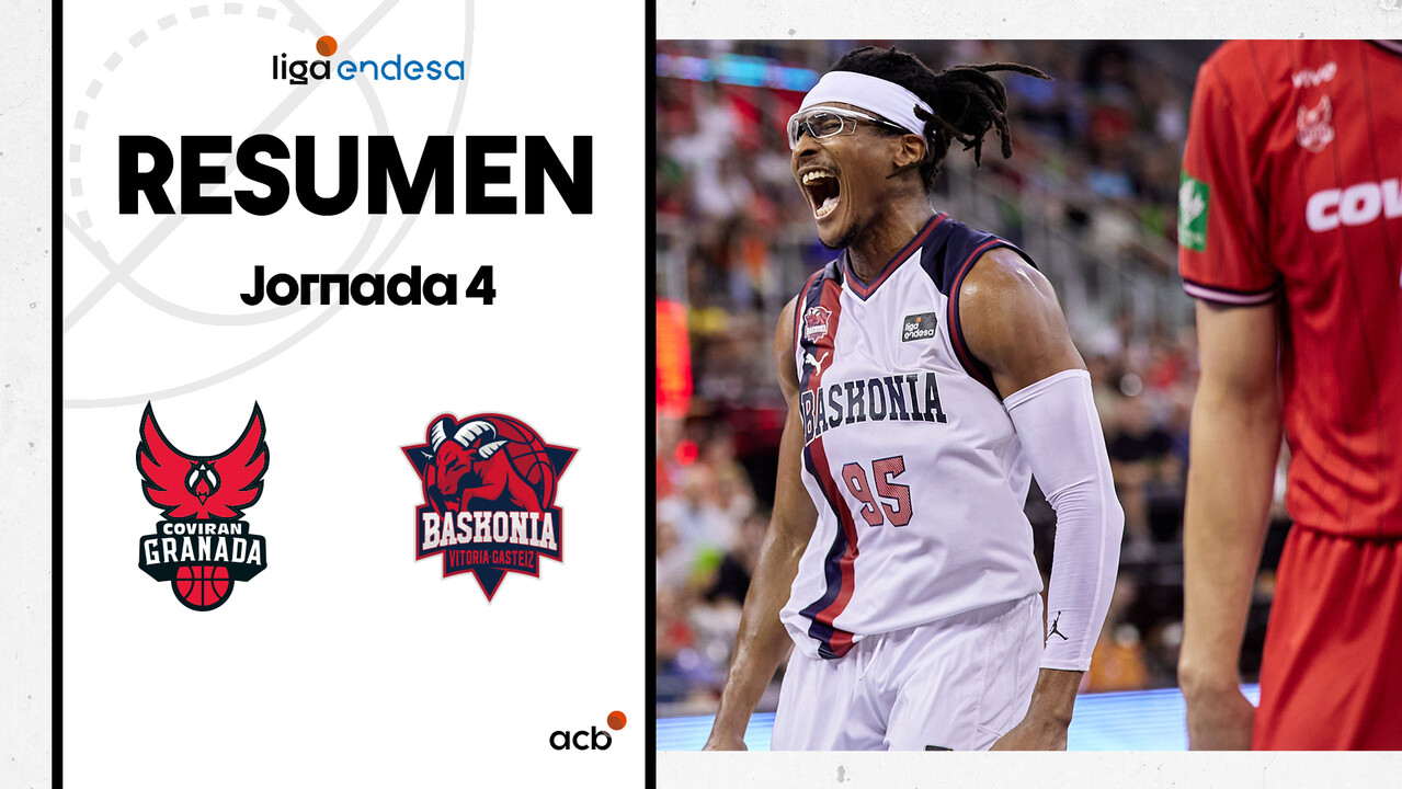 Resumen Coviran Granada 81 - Baskonia 90 (J4)