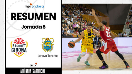 Resumen Bàsquet Girona 66 - Lenovo Tenerife 79 (J5)