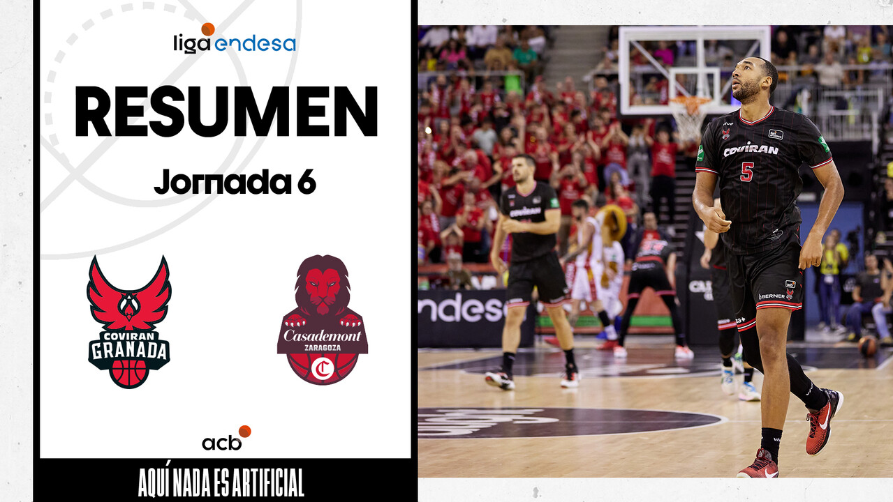 Resumen Coviran Granada 78 - Casademont Zgz 70 (J6)