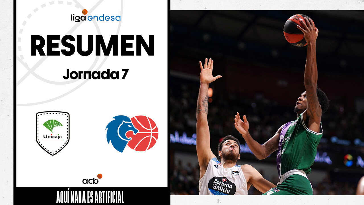 Unicaja 87 - Río Breogán 70 (J7)