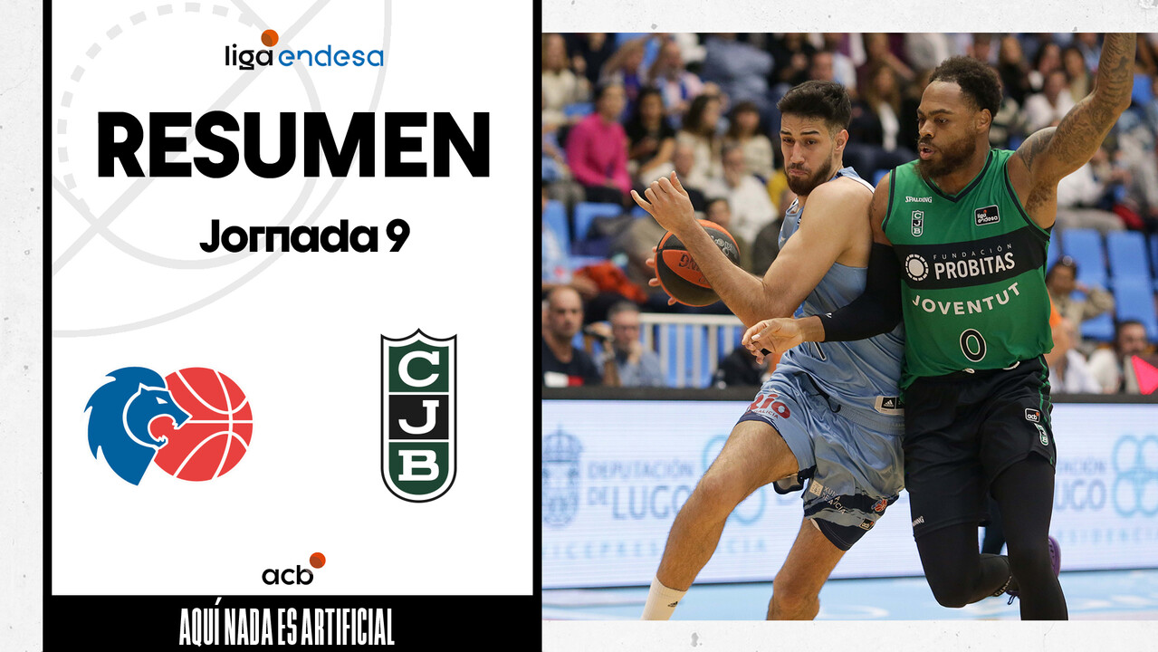 Resumen Río Breogán 85 - Joventut Badalona 77 (J9)