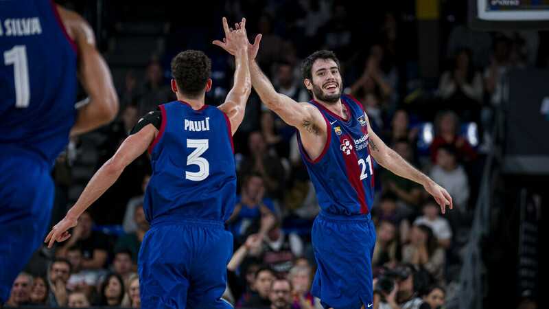 Álex Abrines, tercer máximo triplista del Barça