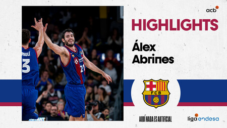 Abrines, tercer máximo triplista del Barça en era acb