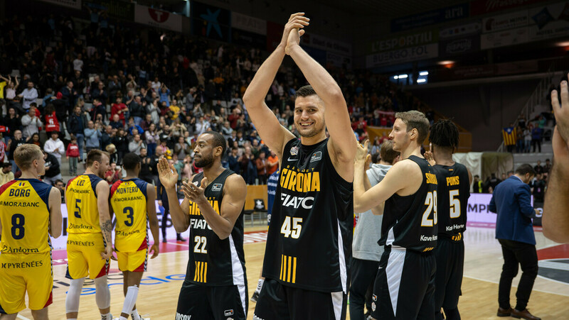 El Bàsquet Girona conquista una trabajada victoria en la prórroga (107-104)