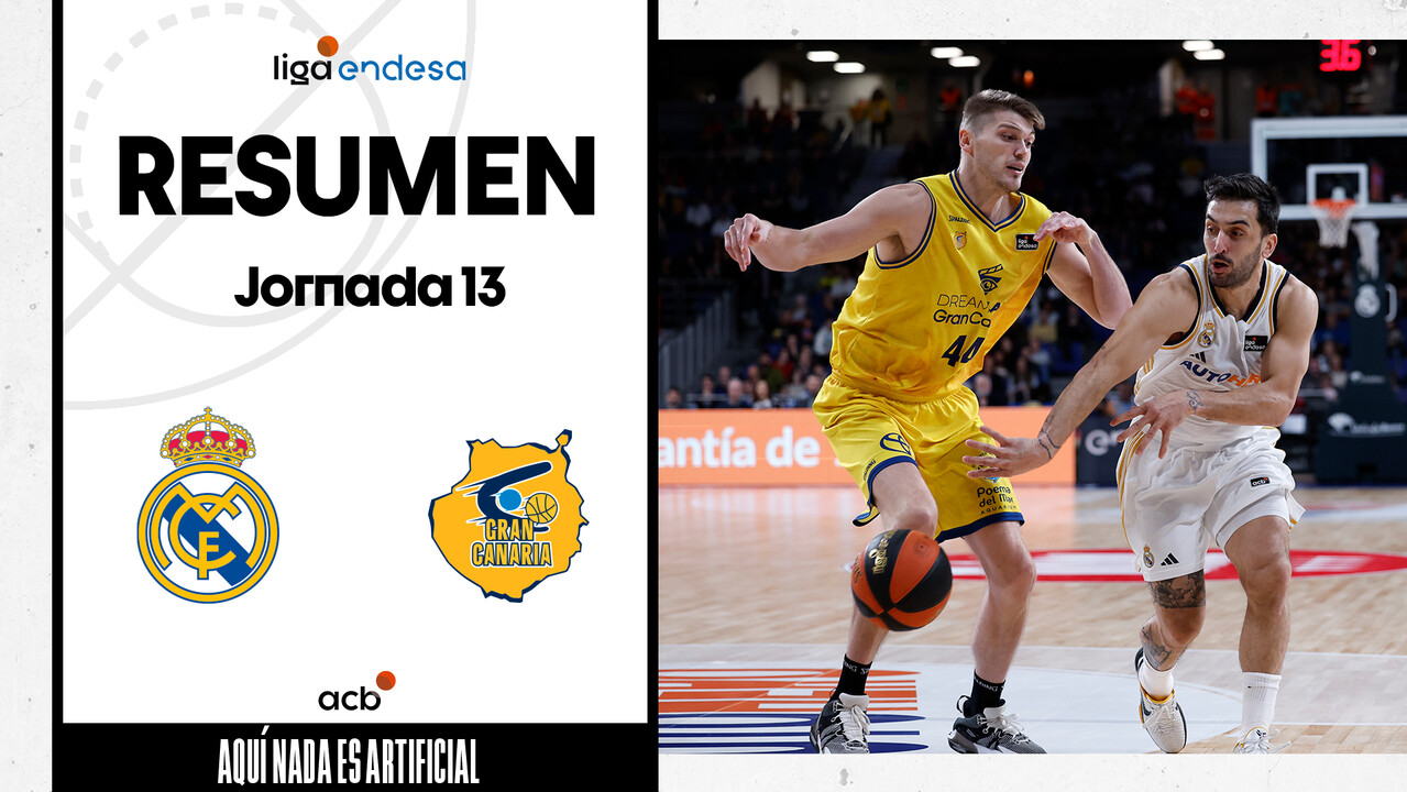 Resumen Real Madrid 97 - Dreamland Gran Canaria 71 (J13)