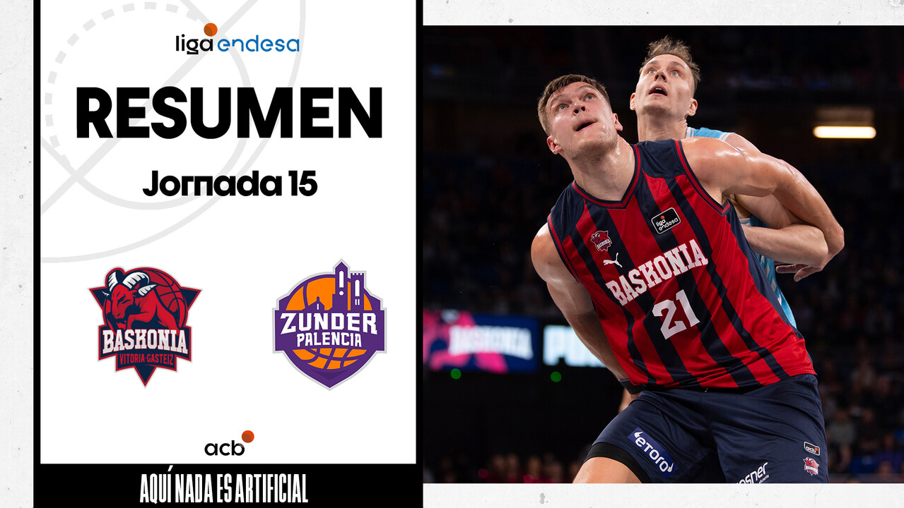 Resumen Baskonia 94 - Zunder Palencia 82 (J15)