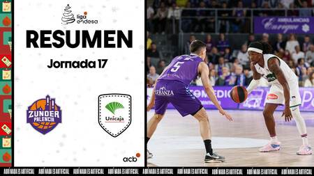 Resumen Zunder Palencia - Unicaja (J17)