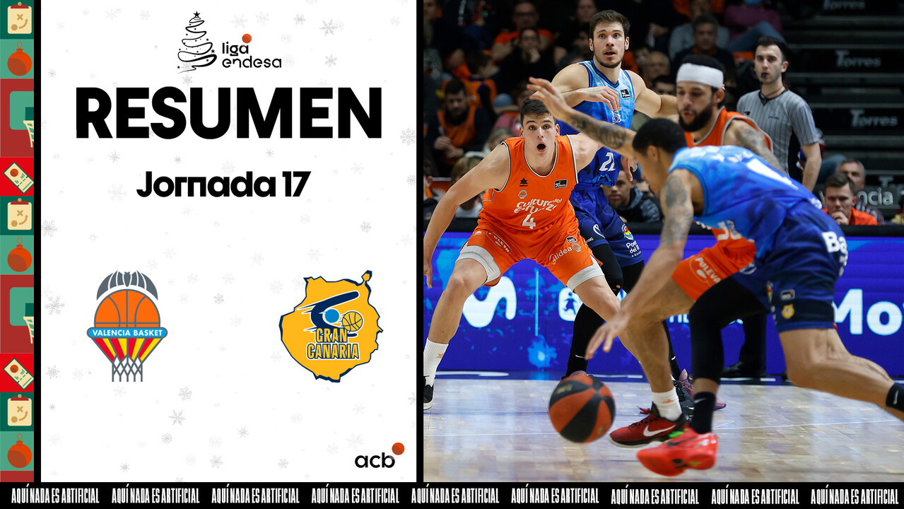 Resumen Valencia Basket 79 - Dreamland Gran Canaria 86 (J17)