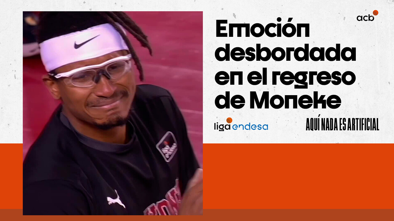 Emotiva presentación de Chima Moneke en su regreso a Manresa