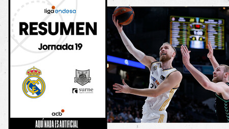 Resumen Real Madrid 95 - Surne Bilbao Basket 80 (J19)