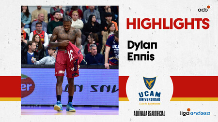 Dylan Ennis, todoterreno en la victoria de UCAM Murcia