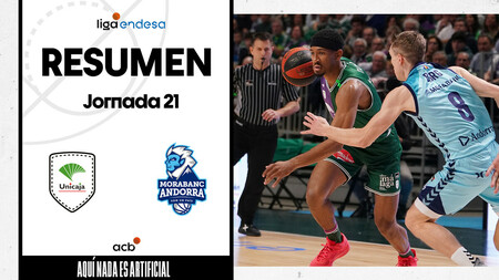 Resumen Unicaja 92 - MoraBanc Andorra 86 (J21)