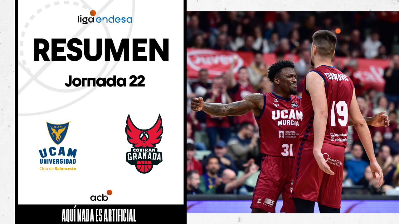 Resumen UCAM Murcia 81 - Coviran Granada 78 (J22) 