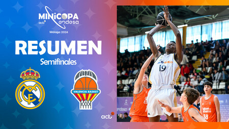 Resumen Minicopa: Real Madrid 110 - Valencia Basket 64 (Semifinal)