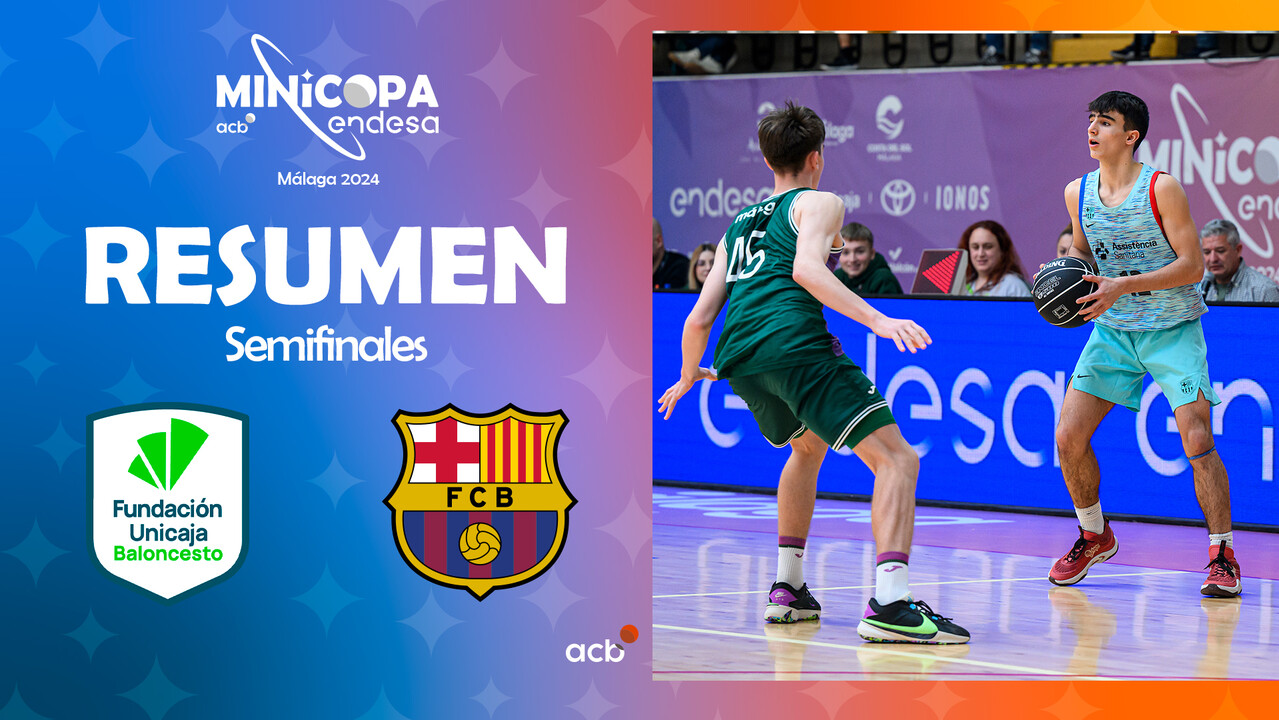 Resumen Minicopa: Barça - Unicaja Andalucía (Semifinal)