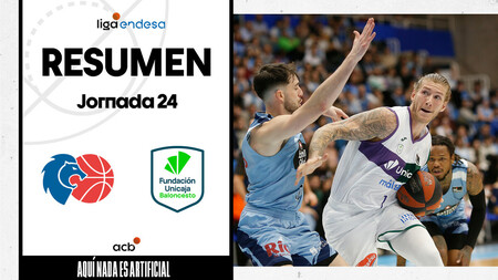 Resumen Río Breogán 65 - Unicaja 76 (J24)