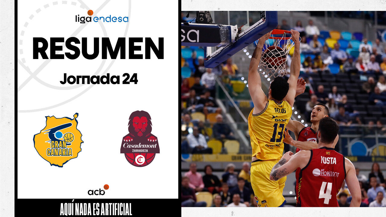 Resumen Dreamland GC 111 - Casademont Zaragoza 85 (J24)