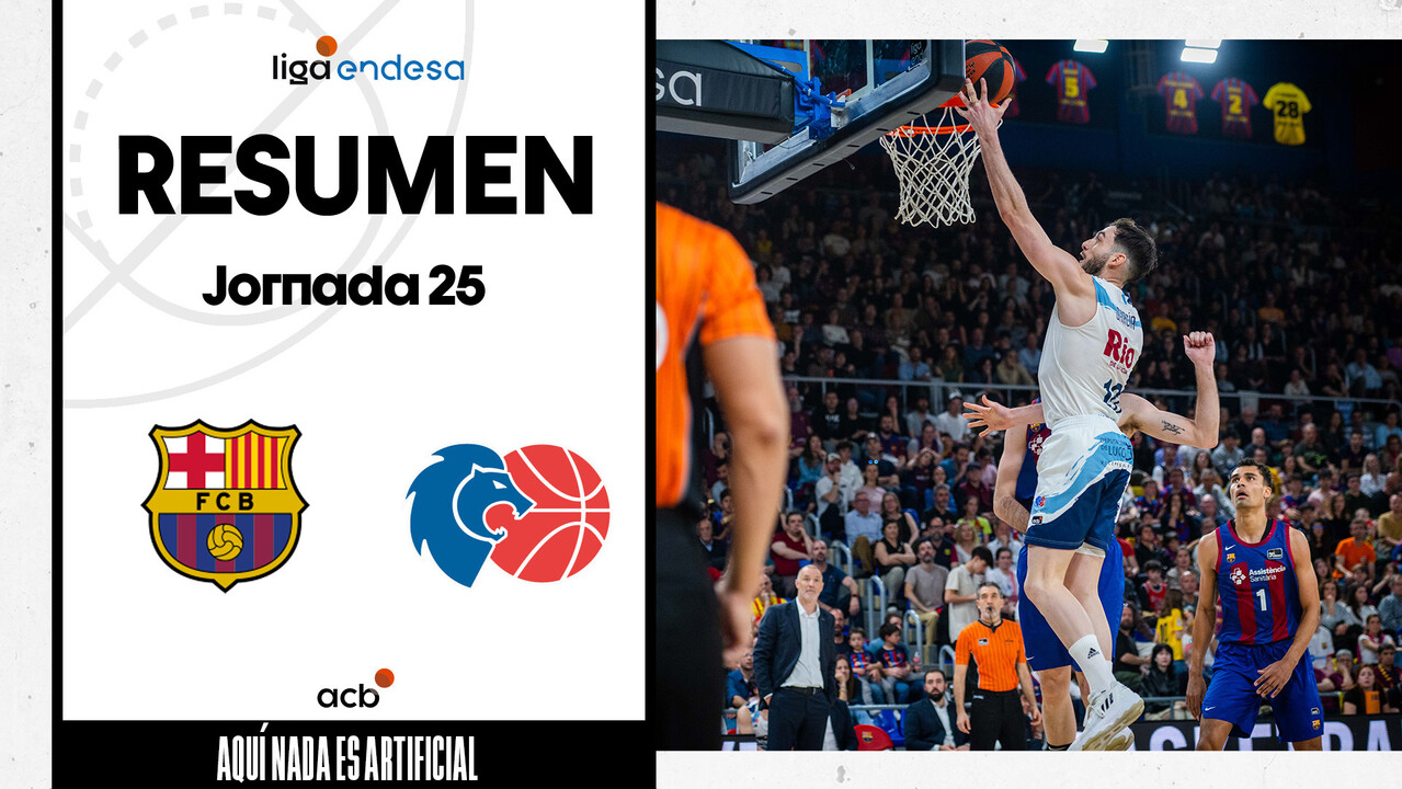 Resumen Barça 85 - Río Breogán 88 (J25)