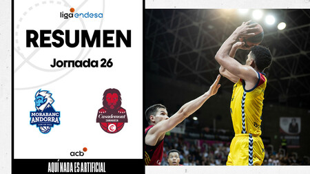 Resumen MoraBanc Andorra 85 - Casademont Zaragoza 80 (J26)