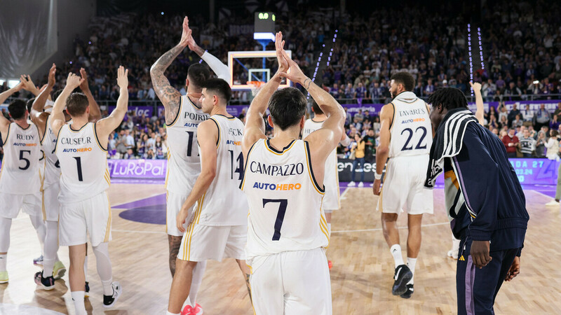 El Real Madrid gana y cumple el trámite en su visita a Palencia (78-86)