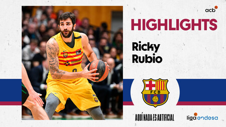 Ricky Rubio, partido completo en su regreso el Olímpic