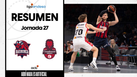 Resumen Baskonia 102 - Casademont Zaragoza 94 (J27)