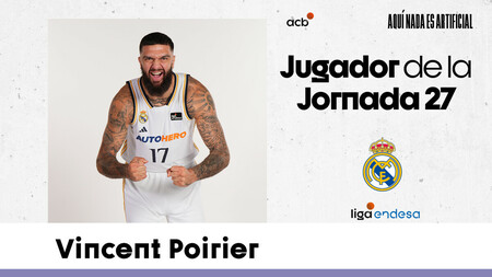 Vincent Poirier, Jugador de la Jornada 27