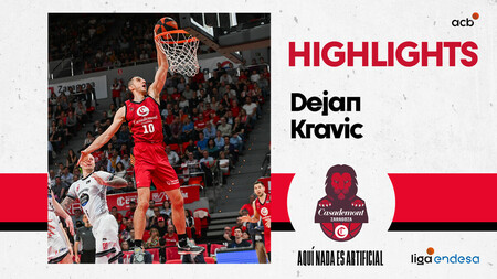 Dejan Kravic, imperial en el triunfo maño 