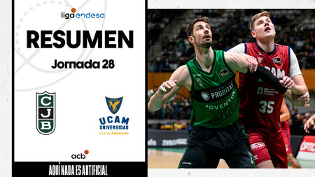 Resumen Joventut 75 - UCAM Murcia 82 (J28)