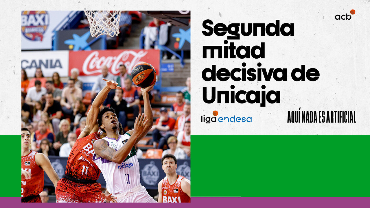 Unicaja resuelve con una gran segunda parte