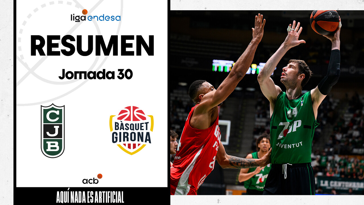 Resumen Joventut Badalona 96 - Bàsquet Girona 90 (J30)