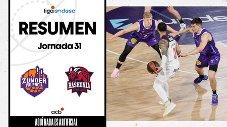 Resumen Zunder Palencia 94 - Baskonia 101 (J31)