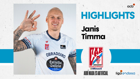 ¡Media docena de triples de Jannis Timma!