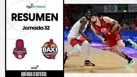 Resumen Casademont Zaragoza 90 - BAXI Manresa 80 (J32)