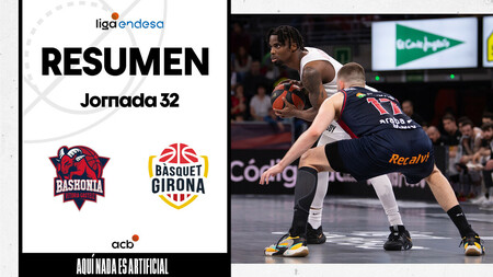 Resumen Baskonia 92 - Bàsquet Girona 96 (J32)