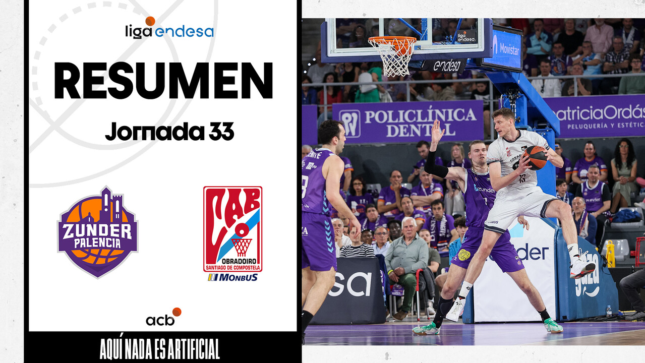 Zunder Palencia 75 - Monbus Obradoiro 81 (J33)