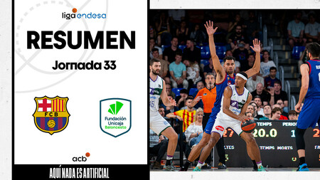 Resumen Barça 91 - Unicaja 92 (J33)