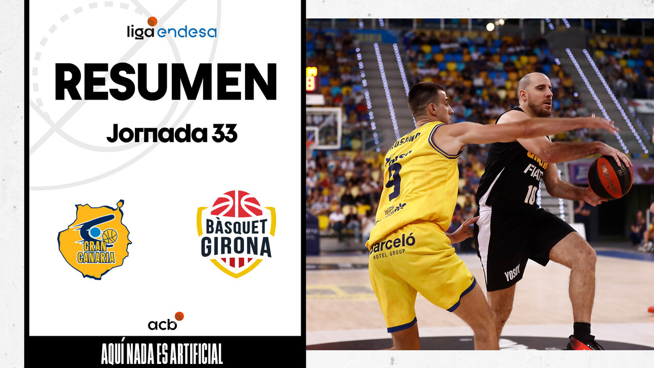 Resumen Dreamland Gran Canaria 78 - Bàsquet Girona 86 (J33)