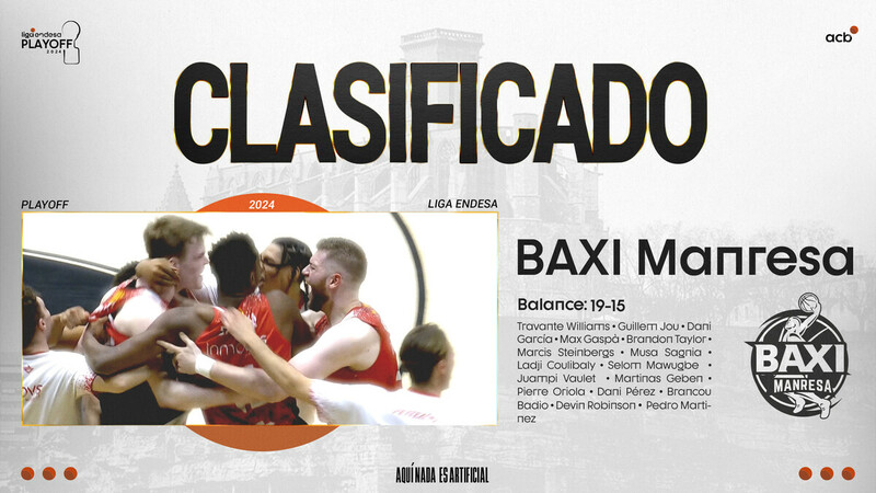 BAXI Manresa, último pasajero al Playoff