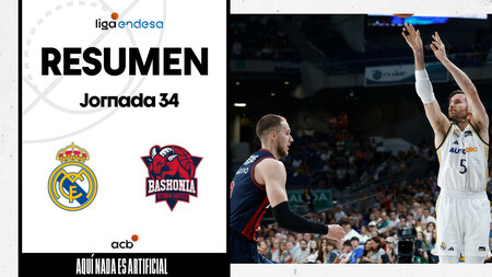 Resumen Real Madrid 106 - Baskonia 100 (J34)